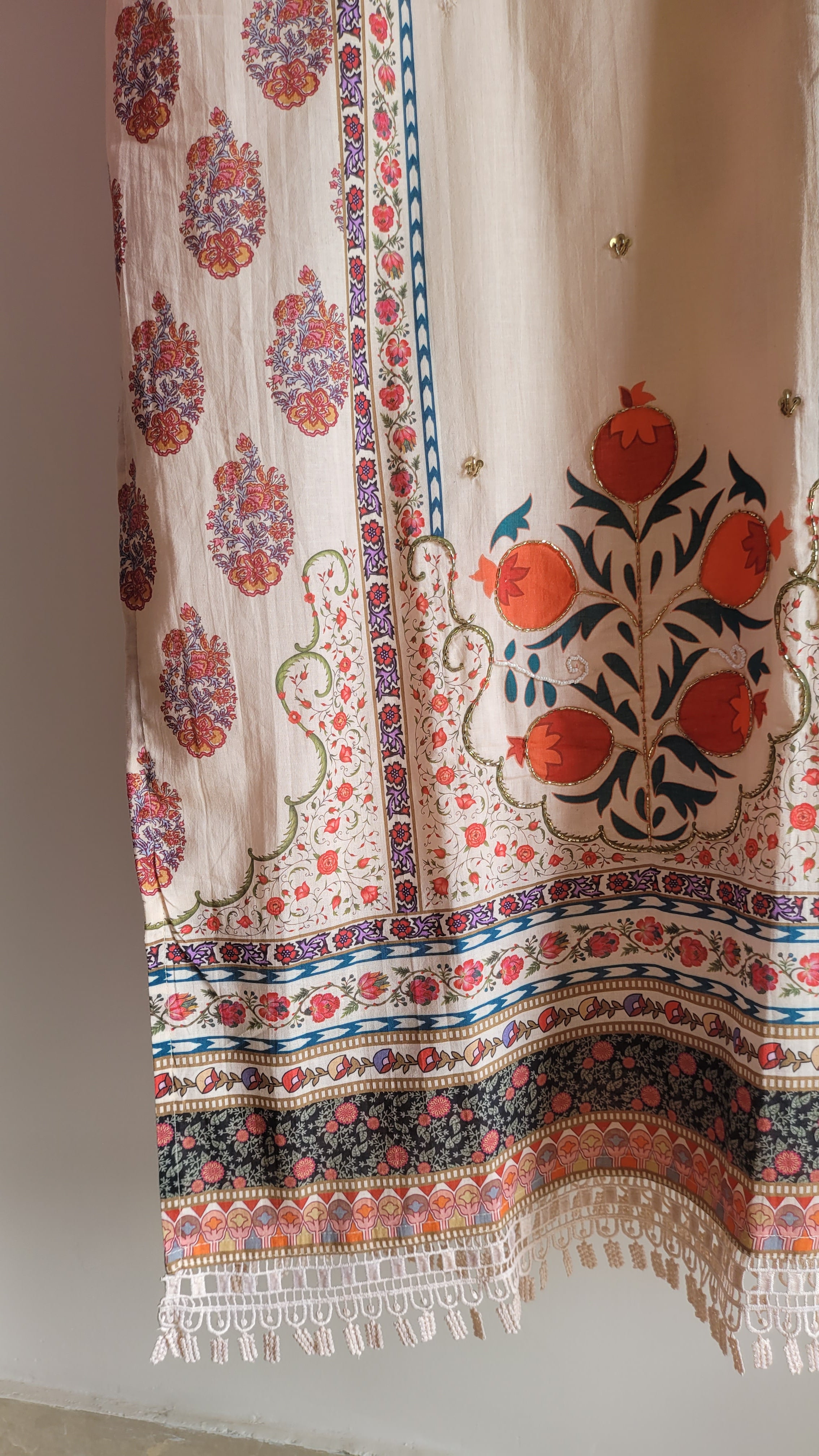 3 piece designer print suit