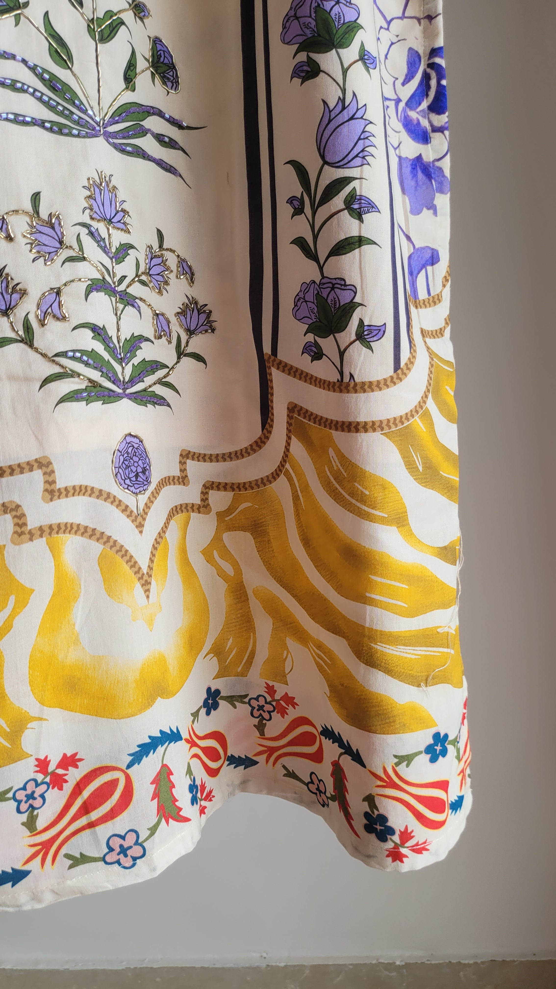 3 piece designer print suit set