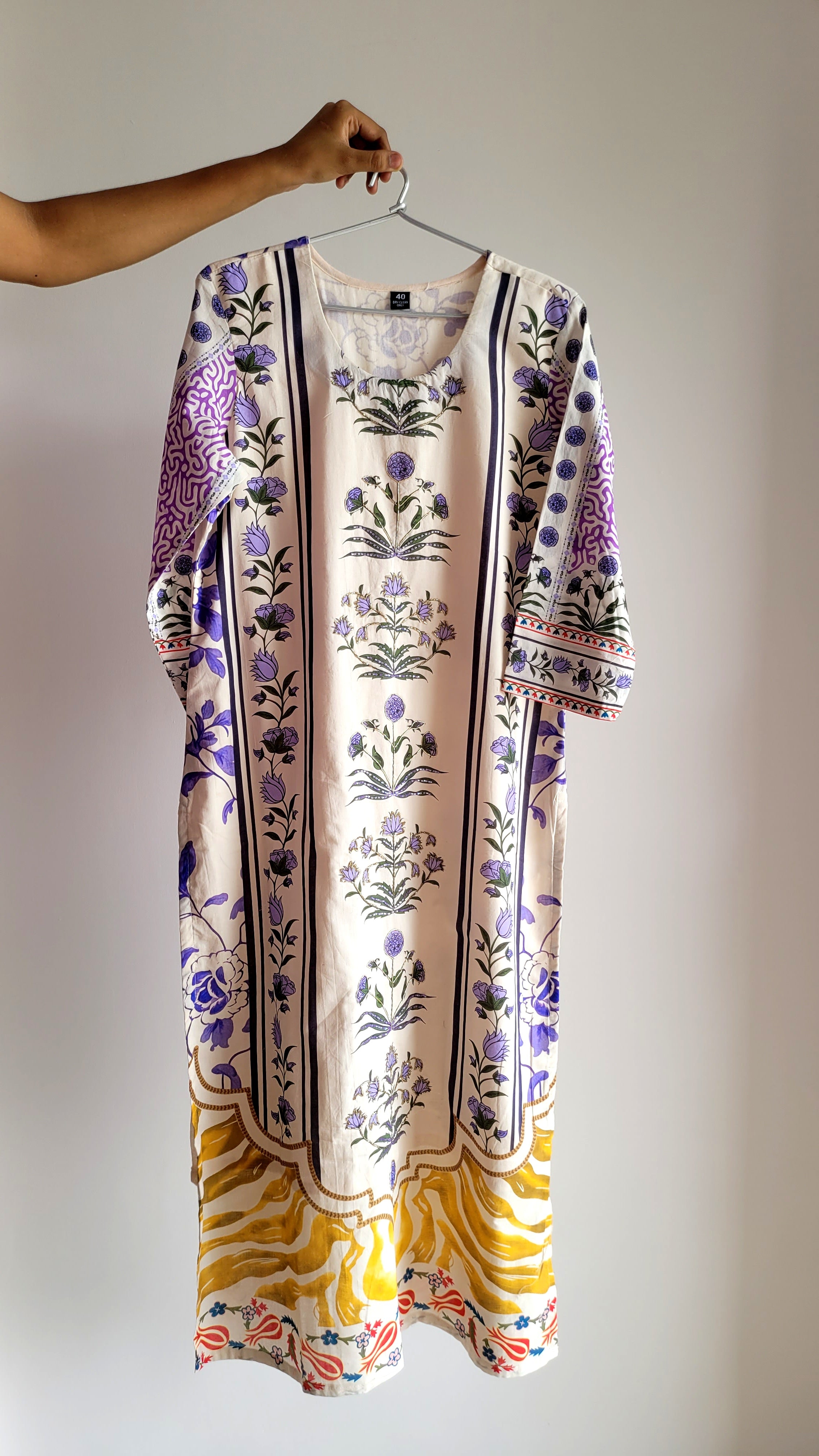 3 piece designer print suit set