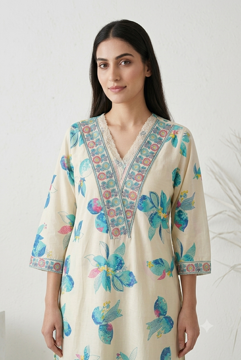 3 Piece Cotton Suit