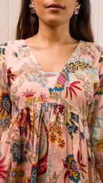 Cotton Peplum Top