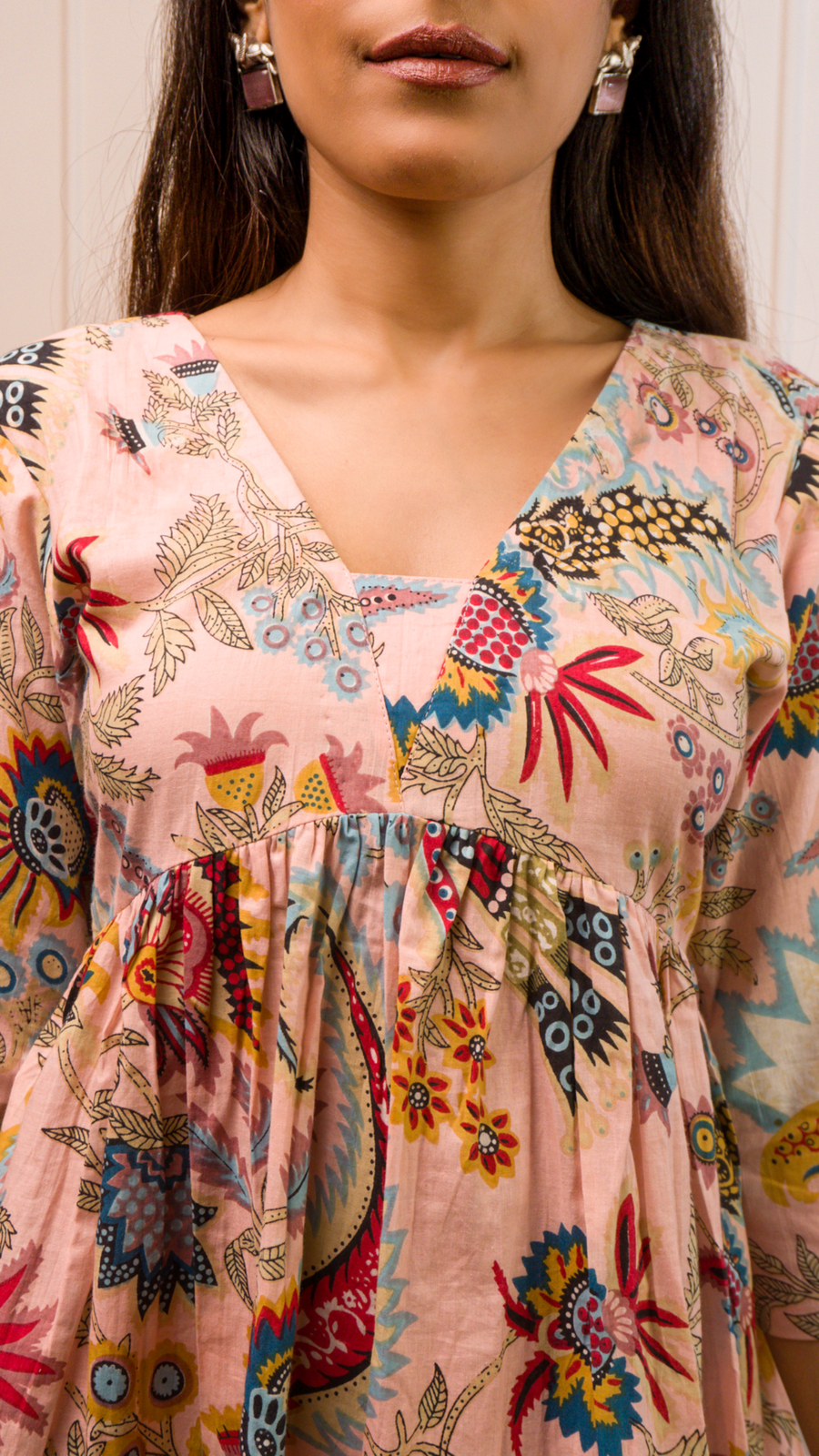Cotton Peplum Top