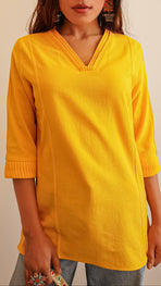 Mustard Cotton Tunic