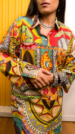 Multi Color Cotton Shirt