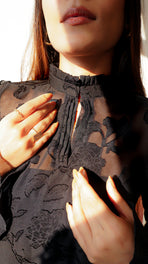 Black Office Top