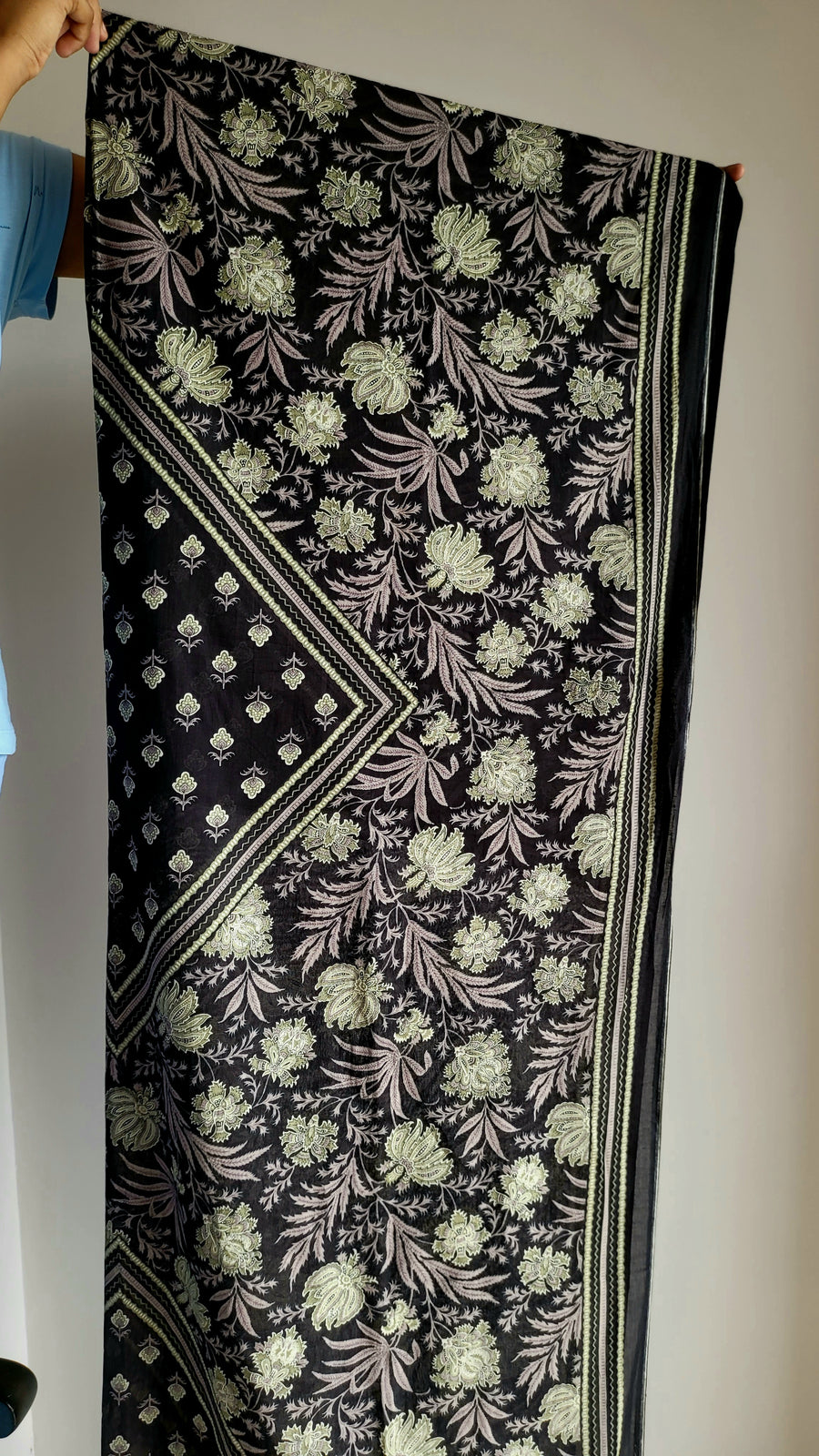 3 Piece Cotton Printed Suit